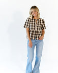 Colby Gingham Blouse