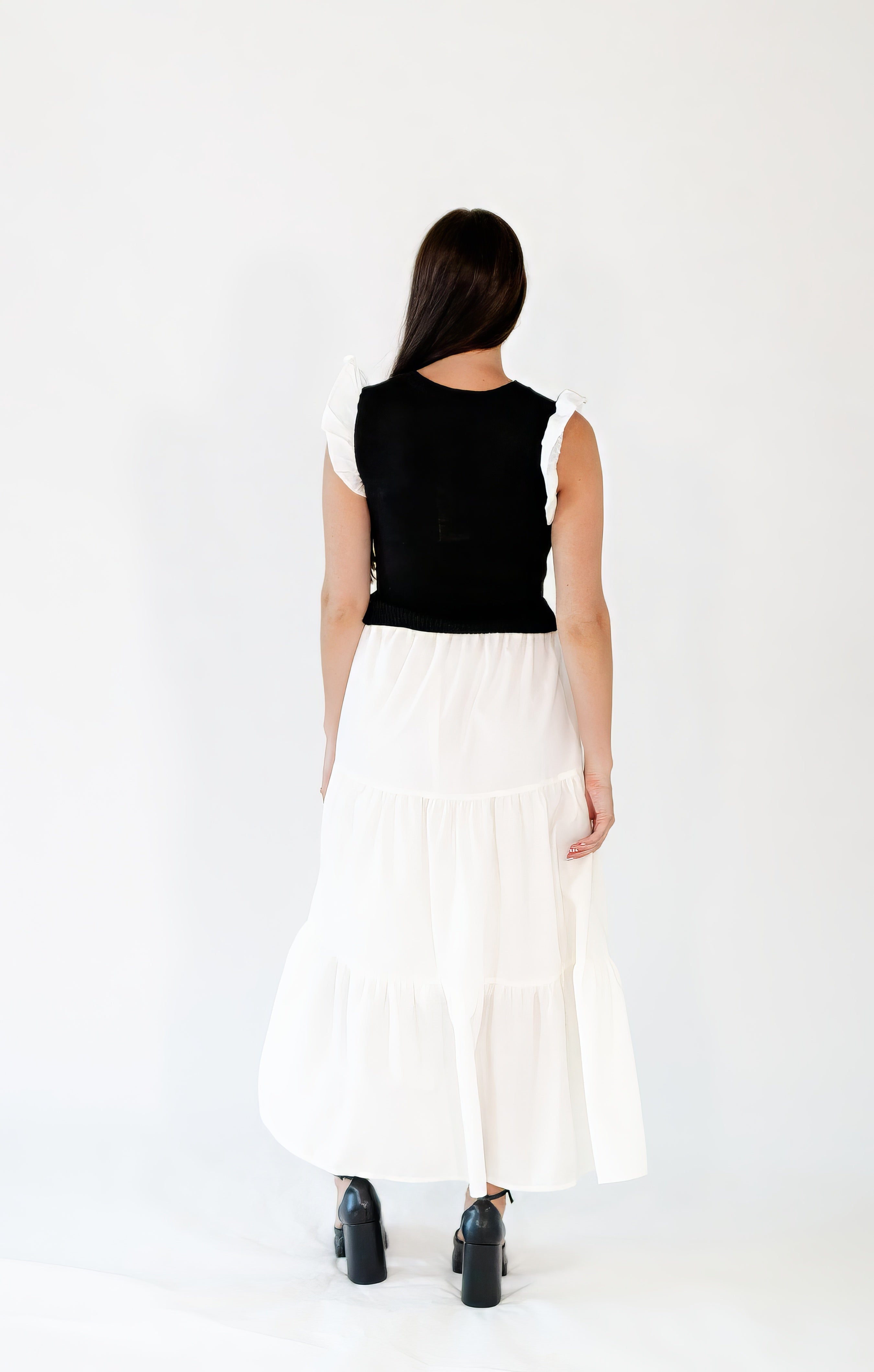 Portia Layered Midi Dress