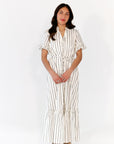 Emelia Striped Shirt Dress