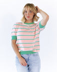 Chateau Knit Striped Tee