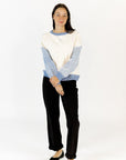 Nyssa Denim Contrast Top