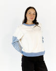 Nyssa Denim Contrast Top