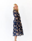 Bloom Tie Waist Midi Dress