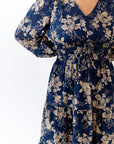 Bloom Tie Waist Midi Dress