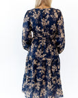 Bloom Tie Waist Midi Dress