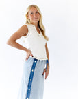 Cambria Denim Skirt ⭐︎ Restocked