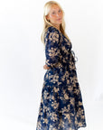 Bloom Tie Waist Midi Dress