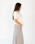 Riley Plaid Maxi Skirt