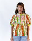 Jadyn Patchwork Blouse