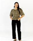 Merritt Plaid Blouse