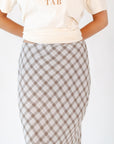 Riley Plaid Maxi Skirt