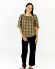 Merritt Plaid Blouse