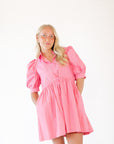 Francesca Ribbon Tie Waist Dress