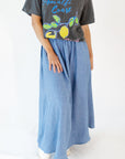 Theodore Side Pocket Maxi Skirt