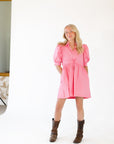 Francesca Ribbon Tie Waist Dress