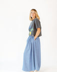 Theodore Side Pocket Maxi Skirt
