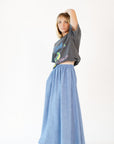 Theodore Side Pocket Maxi Skirt