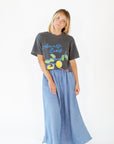 Theodore Side Pocket Maxi Skirt