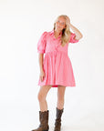 Francesca Ribbon Tie Waist Dress