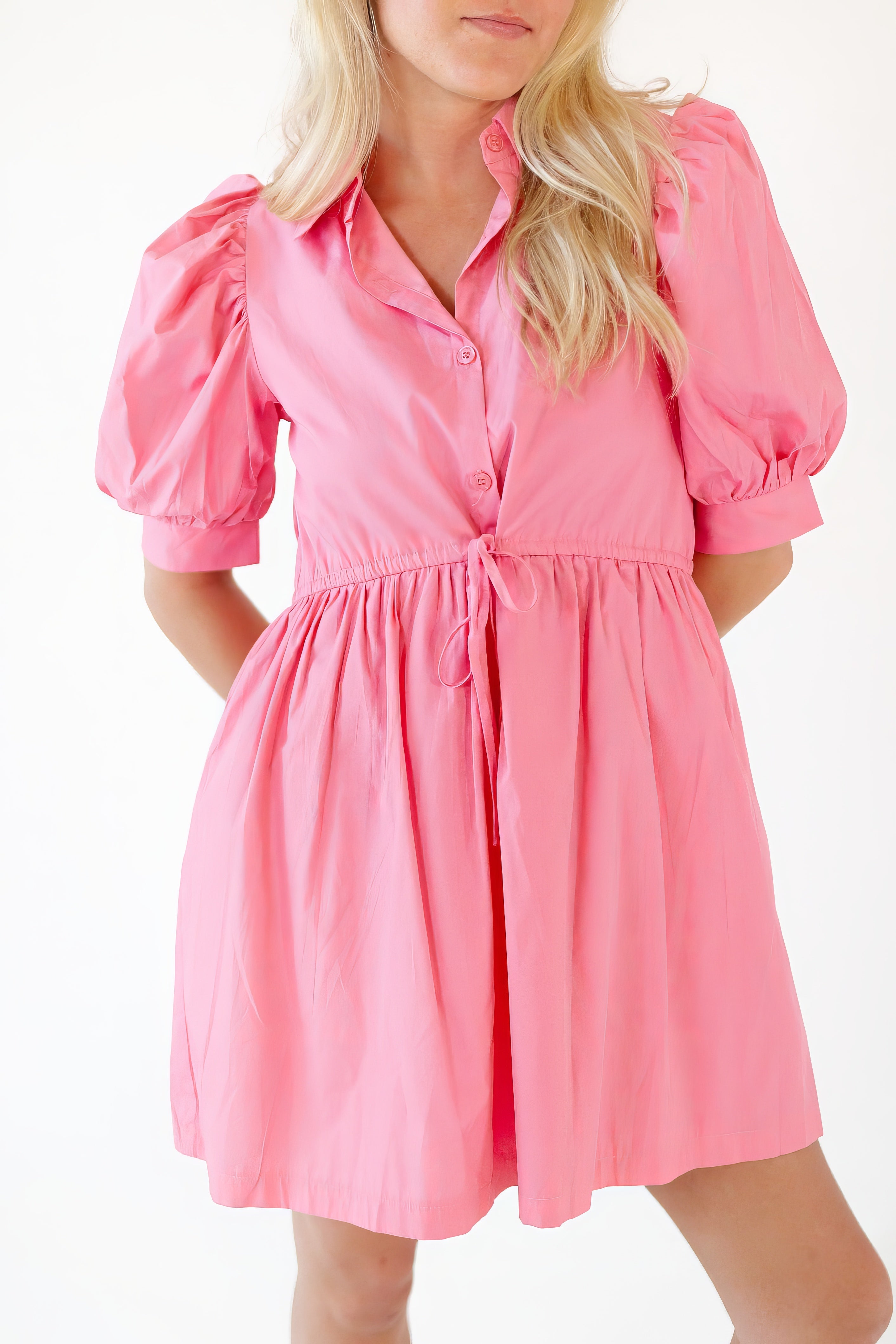 strapless open back dress Francesca Ribbon Tie Waist Dress – Twirl Boutique