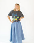 Theodore Side Pocket Maxi Skirt