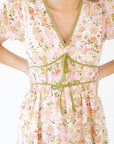Simonette Floral Puffed Sleeve Dress