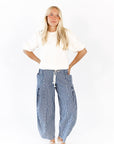 Clayton Pinstripe Denim