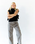 Paro Bow Detail Top
