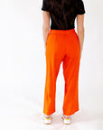 Faye Linen Pleated Pants