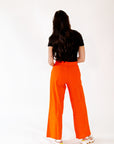 Faye Linen Pleated Pants