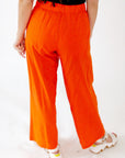 Faye Linen Pleated Pants