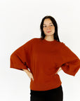 Syd Loose Fit Sweater · Rust