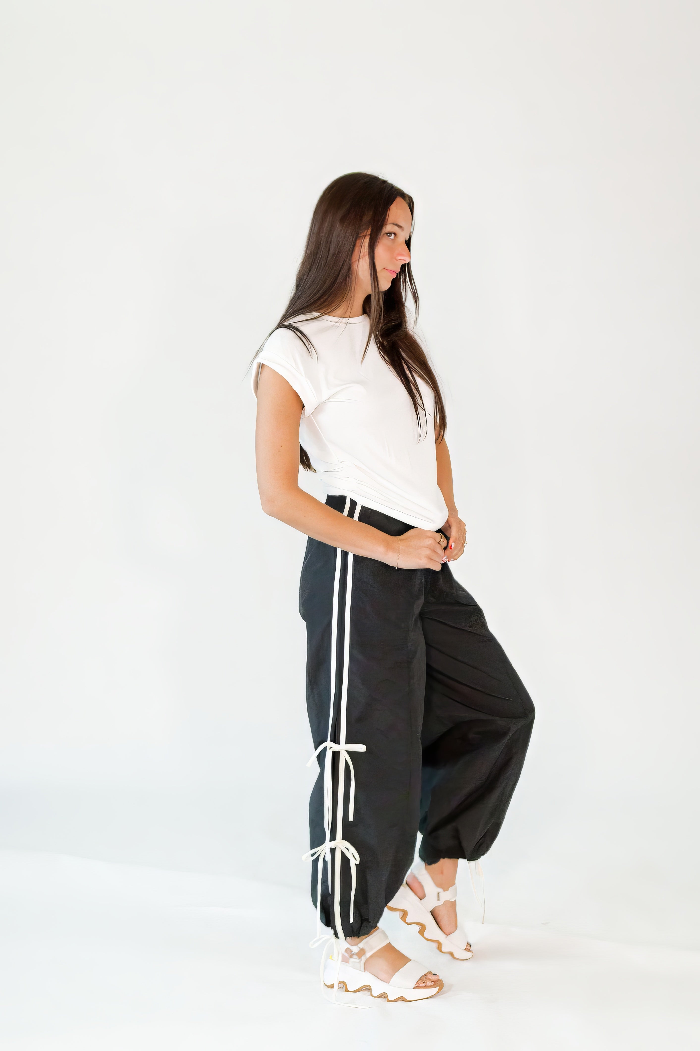 Jetson Side Tie Joggers – Twirl Boutique
