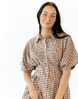 Tilla Gingham Maxi Dress