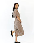 Tilla Gingham Maxi Dress