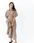 Tilla Gingham Maxi Dress