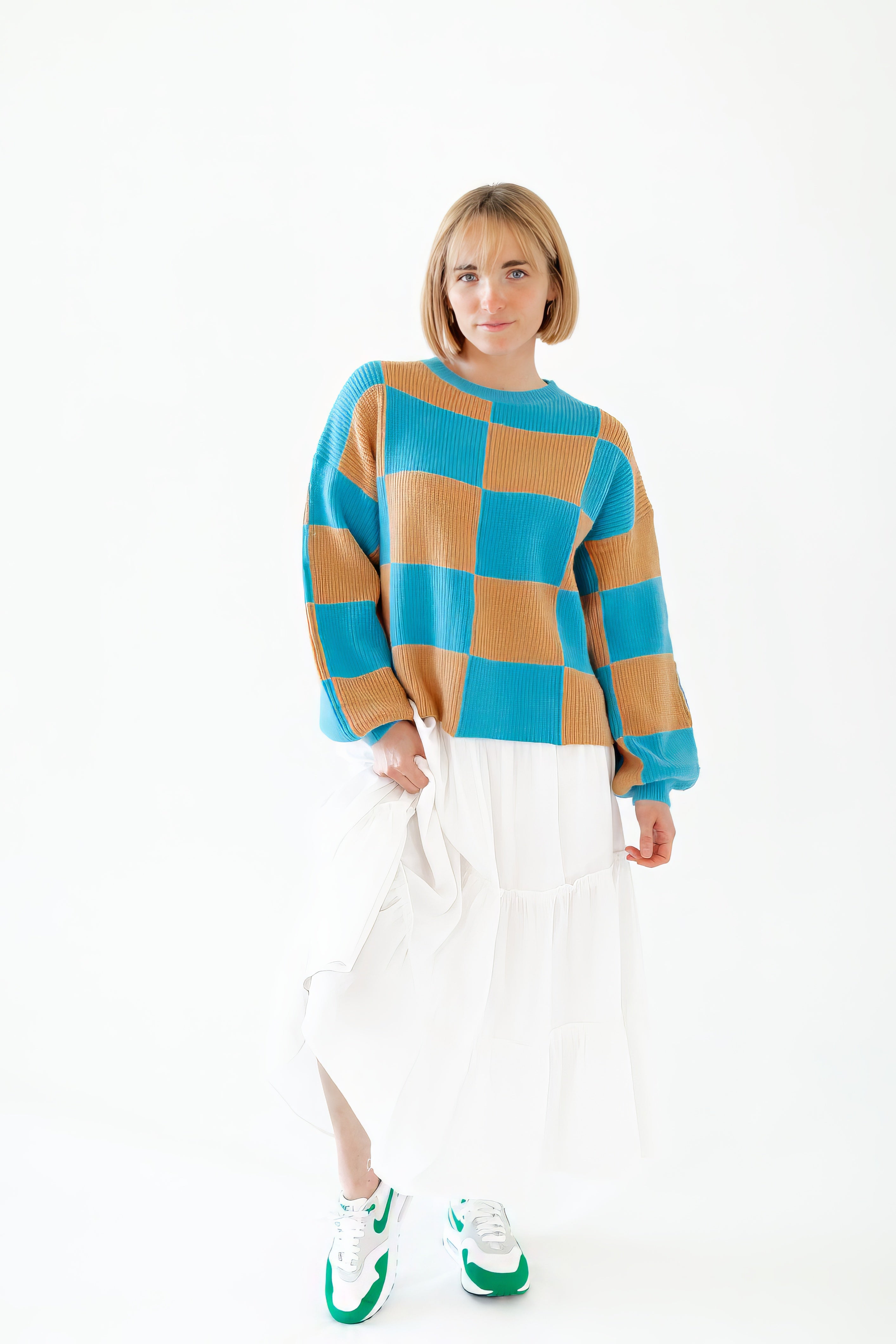 Devereux Checkered Sweater