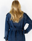 Hannah Denim Trench