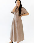 Tilla Gingham Maxi Dress