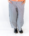 Andi Striped Pants · Navy