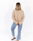 Crescent Striped Pullover