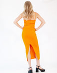 Faye Piped Maxi Dress・Orange