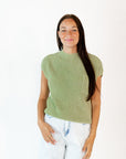 Orla Crochet Short Sleeve Top