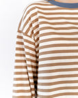 Crescent Striped Pullover