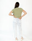 Orla Crochet Short Sleeve Top