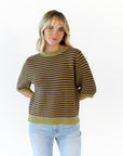 Ellie Striped Crew Neck