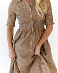 Samantha Gingham Dress
