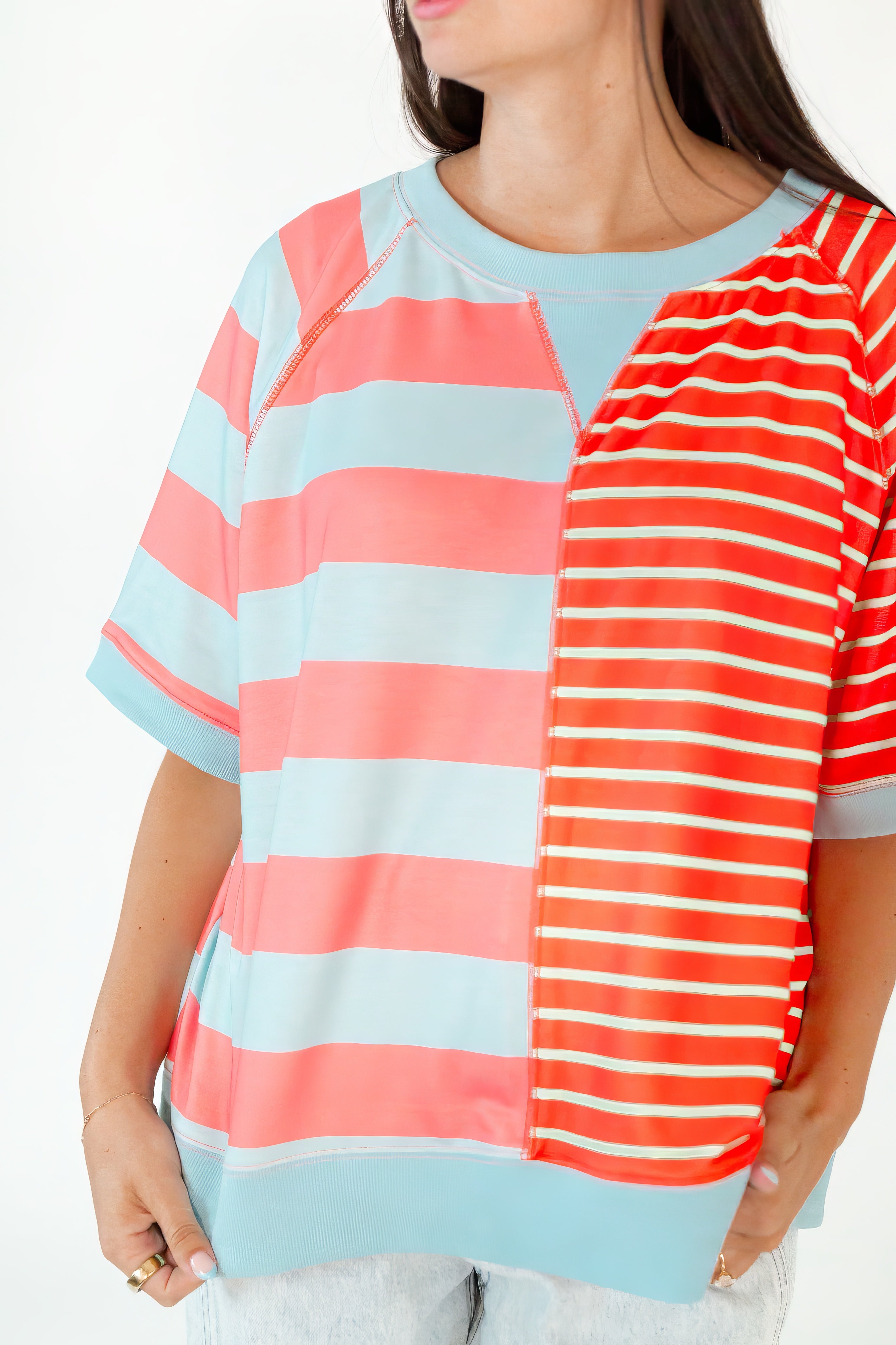 Tilda Mixed Stripe Top