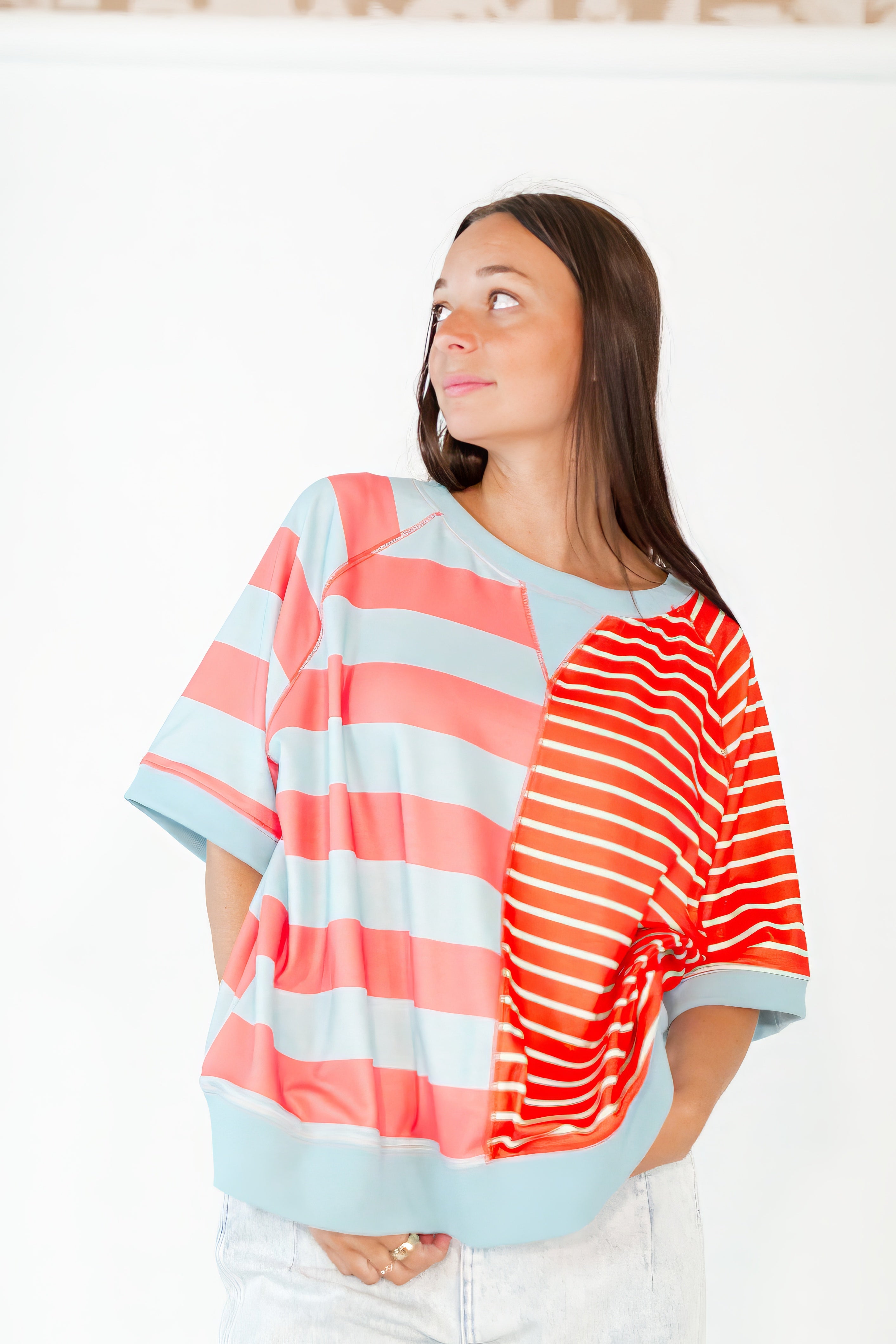 Tilda Mixed Stripe Top