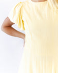 Enza Flutter Sleeve Dress
